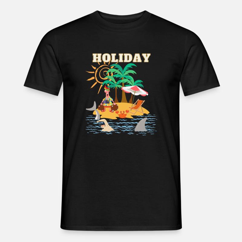 Holiday ART - Männer T-Shirt - Schwarz