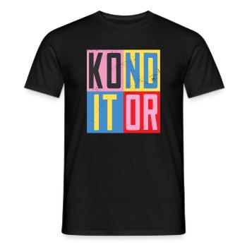 Pastry Chef Design - Men's T-Shirt - black - Front - AI Model Male 178 light (178cm)