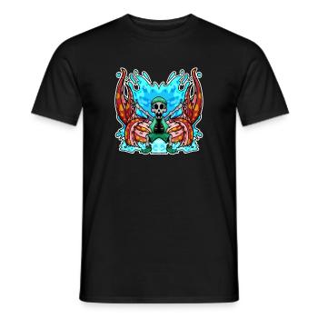 Squelette Octopus Pirate - T-shirt homme - noir - Devant - AI Model Male 178 light (178cm)