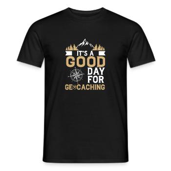 It's A Good Day Lustiger - Männer T-Shirt - Schwarz - Vorne - AI Model Male 178 light (178cm)