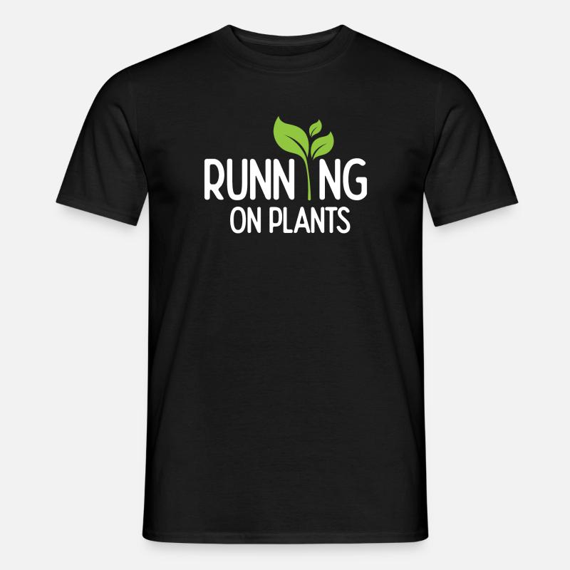 Courir sur les plantes - T-shirt homme - noir