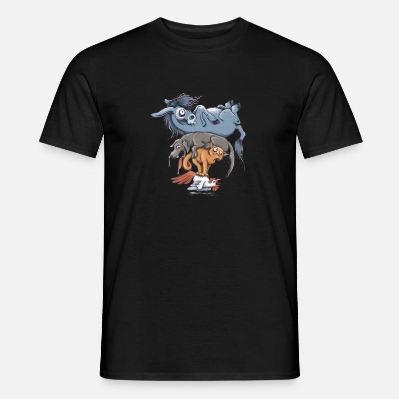 Worth A Try - Männer T-Shirt - Schwarz