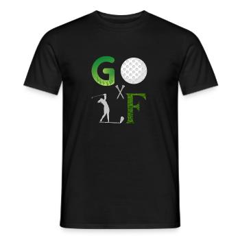 Golf - Golf Lovers - Männer T-Shirt - Schwarz - Vorne - AI Model Male 178 light (178cm)