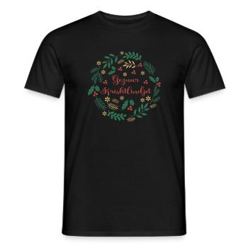 Gezuar Krishtlindjet Merry Christmas Merry Christmas - Men's T-Shirt - black - Front - AI Model Male 178 light (178cm)