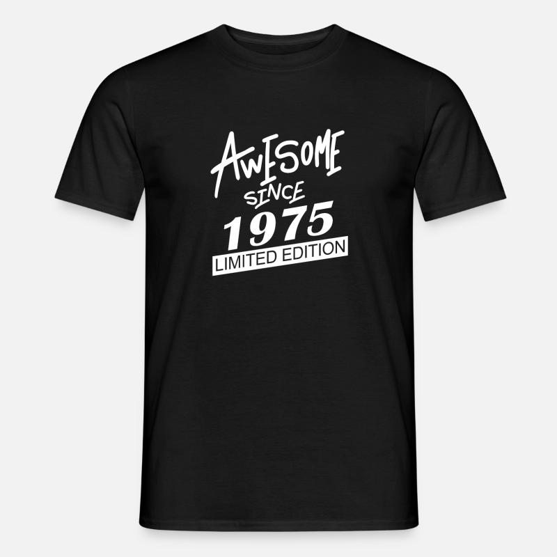 1975 - Männer T-Shirt - Schwarz