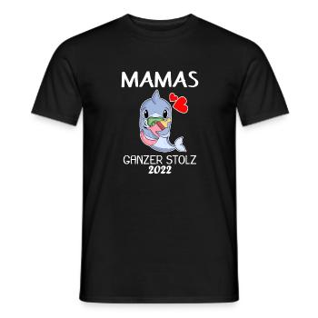 Baby 2022 - Geburt Schwanger 2022 - Baby Junge - Männer T-Shirt - Schwarz - Vorne - AI Model Male 178 light (178cm)