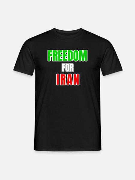 Iran Freedom - Men's T-Shirt - black