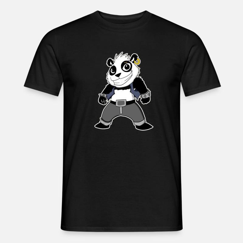 Cool Panda - Men's T-shirt - black