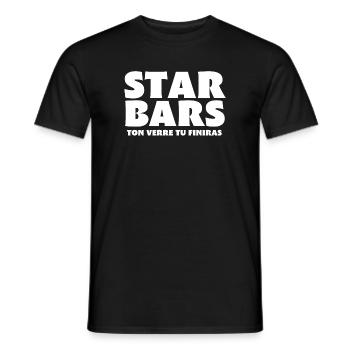 bar, bartender, bar owner - Men's T-Shirt - black - Front - AI Model Male 178 light (178cm)