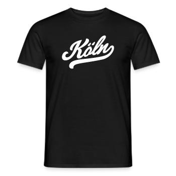 Cologne Rétro - T-shirt homme - noir - Devant - AI Model Male 178 light (178cm)