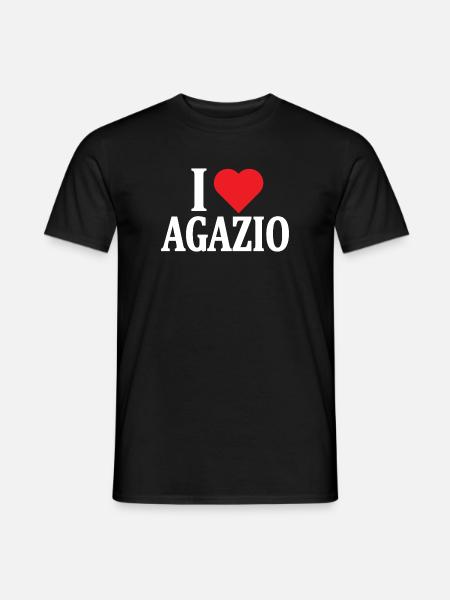 t-shirt Agazio maglietta idea regalo - Mænd T-shirt - sort