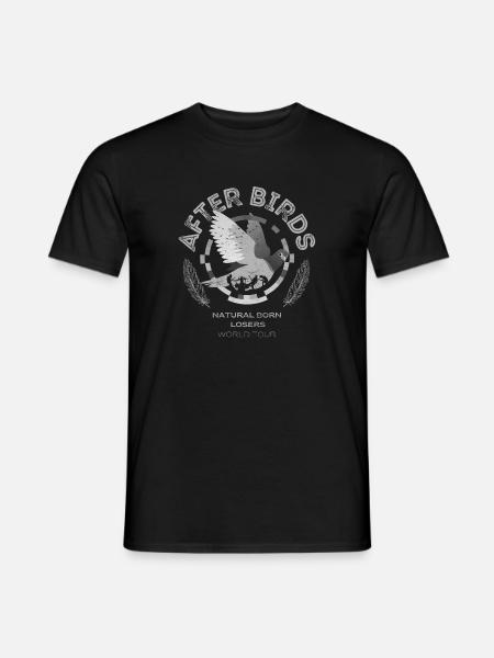After Birds, Natural Born Losers world tour - Men's T-Shirt - black
