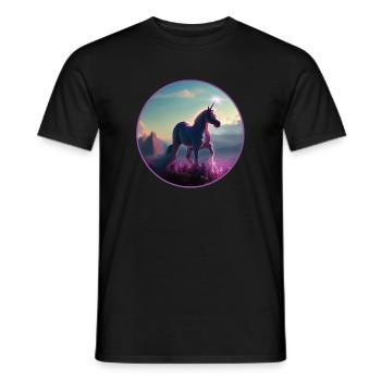 Licorne - T-shirt homme - noir - Devant - AI Model Male 178 light (178cm)