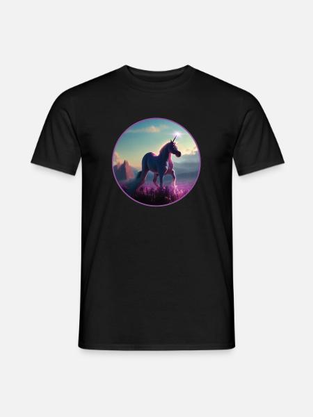 Unicorn - Men's T-Shirt - black