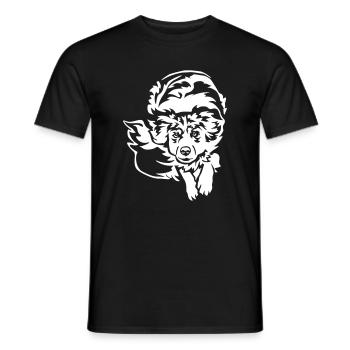 Australian Shepherd "Black Edition" - Men's T-Shirt - black - Front - AI Model Male 178 light (178cm)