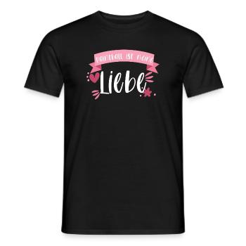 Paintball ist meine Liebe - Gotcha Geschenk - Männer T-Shirt - Schwarz - Vorne - AI Model Male 178 light (178cm)