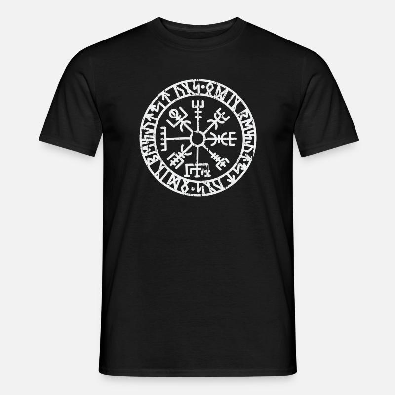 Wikinger Symbol - Männer T-Shirt - Schwarz