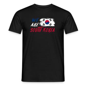 Wir sind Südkorea - Männer T-Shirt - Schwarz - Vorne - AI Model Male 178 light (178cm)