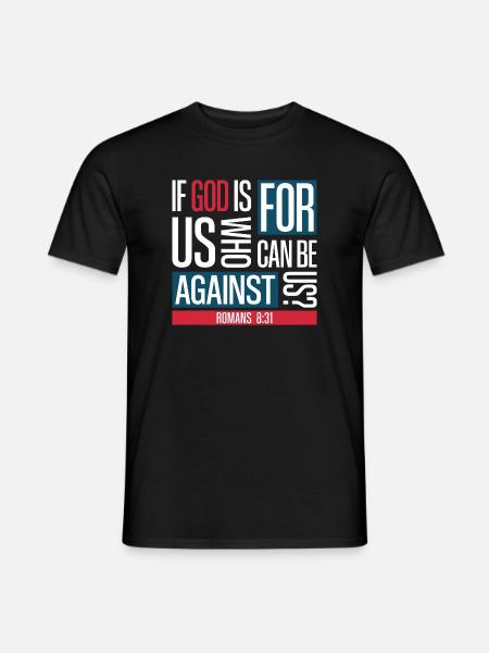God for us (dark) - Men's T-Shirt - black
