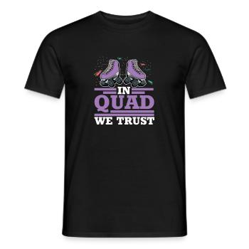 Quad Skating Hummor For A 90s Skates Lover Roller - T-shirt homme - noir - Devant - AI Model Male 178 light (178cm)
