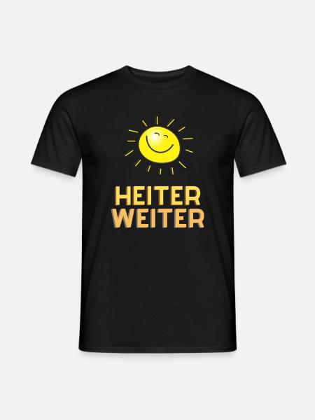 Cheerful Continue - Men's T-Shirt - black