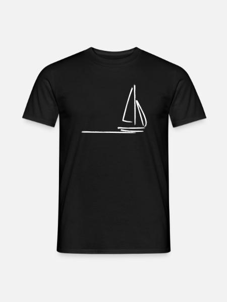 Sailing Sailboat Sailor - Men's T-Shirt - black