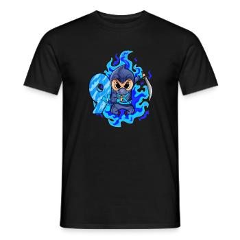 9. Geburtstag Junge 9 Jahre alt Ninja - Männer T-Shirt - Schwarz - Vorne - AI Model Male 178 light (178cm)