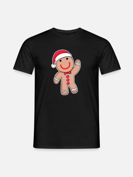 Sweet gingerbread - Men's T-Shirt - black