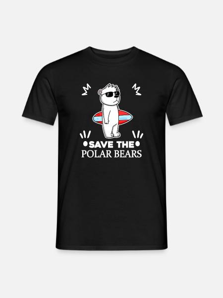 Polar Bear Polar Bear - Men's T-Shirt - black