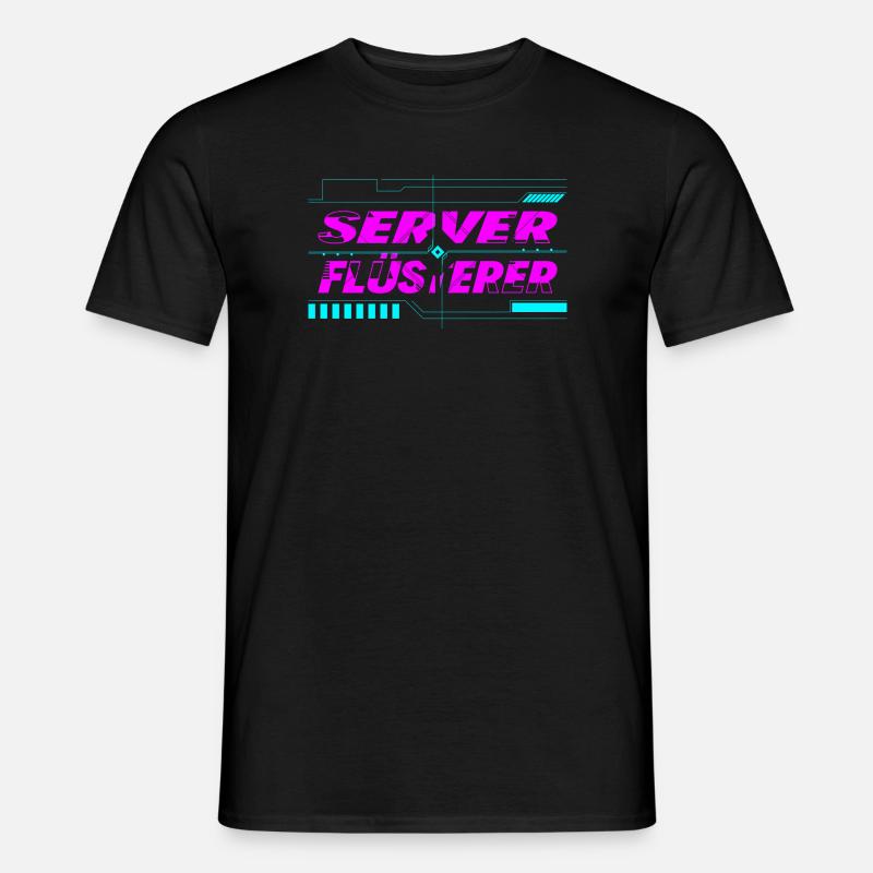 Server Flüsterer - Männer T-Shirt - Schwarz