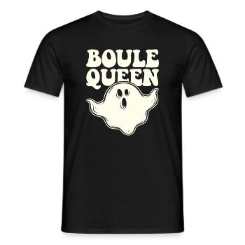 Boule Queen Königin Outfit für Boulespieler zum - Männer T-Shirt - Schwarz - Vorne - AI Model Male 178 light (178cm)