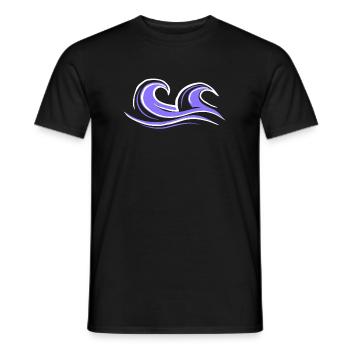 Surfer Wave Gift Surfer Boy Girl Dude Surf - Men's T-Shirt - black - Front - AI Model Male 178 light (178cm)