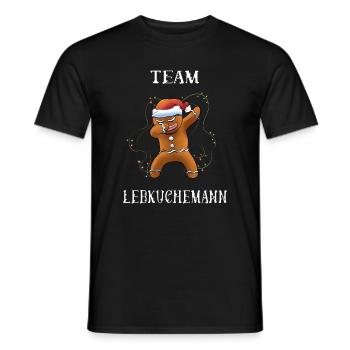 Team Lebkuchen - Männer T-Shirt - Schwarz - Vorne - AI Model Male 178 light (178cm)