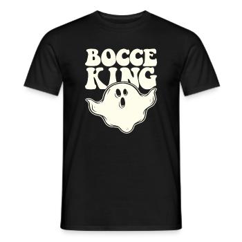 Bocce King Boules Ball Halloween Costume Boule Bocce - Men's T-Shirt - black - Front - AI Model Male 178 light (178cm)
