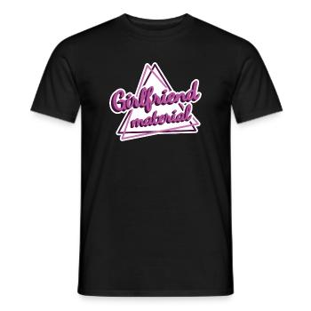 Friendship and Creativity Fusion - Men's T-Shirt - black - Front - AI Model Male 178 light (178cm)
