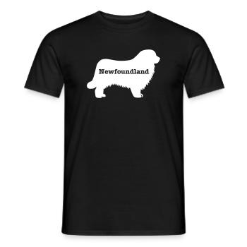 Neufundland - Männer T-Shirt - Schwarz - Vorne - AI Model Male 178 light (178cm)