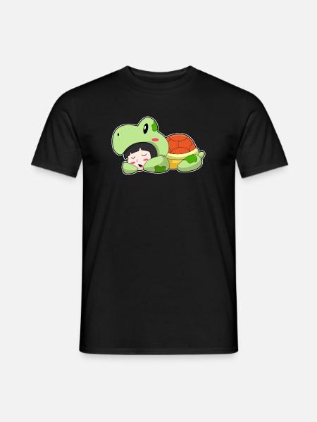 Turtle Girl Costume - Men's T-Shirt - black