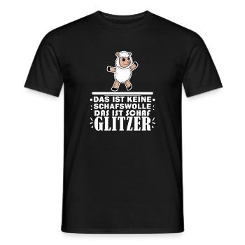 Schaf Schafe - Männer T-Shirt - Schwarz - Vorne - AI Model Male 178 light (178cm)