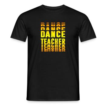 Tanzlehrer Design - Männer T-Shirt - Schwarz - Vorne - AI Model Male 178 light (178cm)