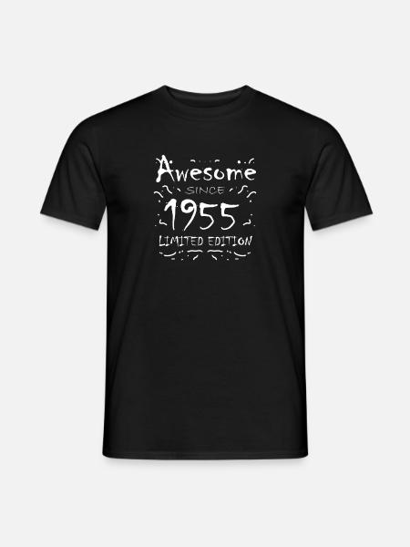 1955 - Born 1955 - Fantastic since 1955 - Men's T-Shirt - black