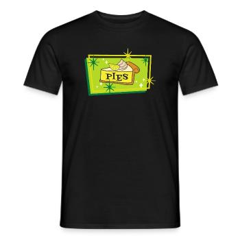 cheesecake lovers - Men's T-Shirt - black - Front - AI Model Male 178 light (178cm)