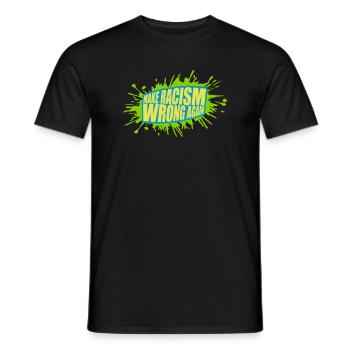 Rendre le racisme répréhensible - T-shirt homme - noir - Devant - AI Model Male 178 light (178cm)