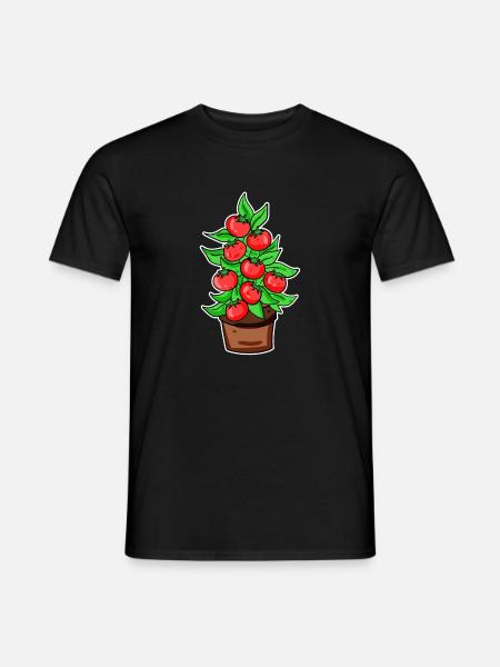 Gartner Tomat Drivhus Have Motiv - Mænd T-shirt - sort