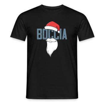 Boccia Player Santa Claus Balls Boccia - Men's T-Shirt - black - Front - AI Model Male 178 light (178cm)