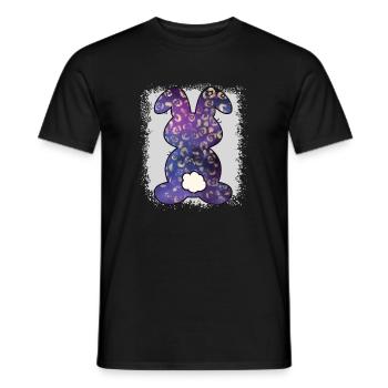 Leopard Print Bleached Easter - Men's T-Shirt - black - Front - AI Model Male 178 light (178cm)