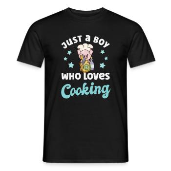 Koch Kochen - Männer T-Shirt - Schwarz - Vorne - AI Model Male 178 light (178cm)