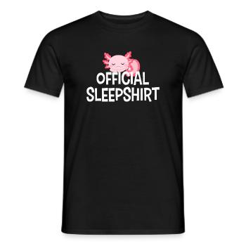 Axolotl - Männer T-Shirt - Schwarz - Vorne - AI Model Male 178 light (178cm)