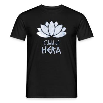 Child of Hera – Percy Jackson inspired design - Men's T-Shirt - black - Front - AI Model Male 178 light (178cm)