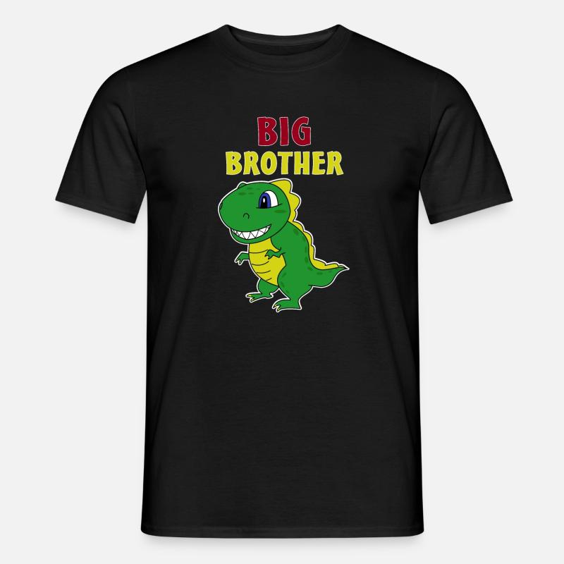 Großer Bruder Dinosaurier - Männer T-Shirt - Schwarz