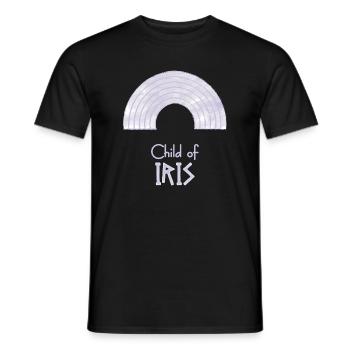 Child of Iris – Percy Jackson inspired design - Men's T-Shirt - black - Front - AI Model Male 178 light (178cm)